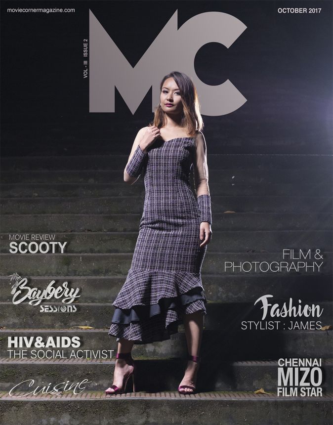 MOVIE CORNER magazine side cover  October 2017