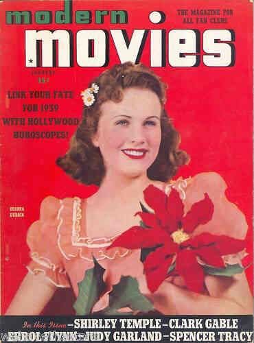 MODERN MOVIES (BILBARA) magazine side cover January 1939