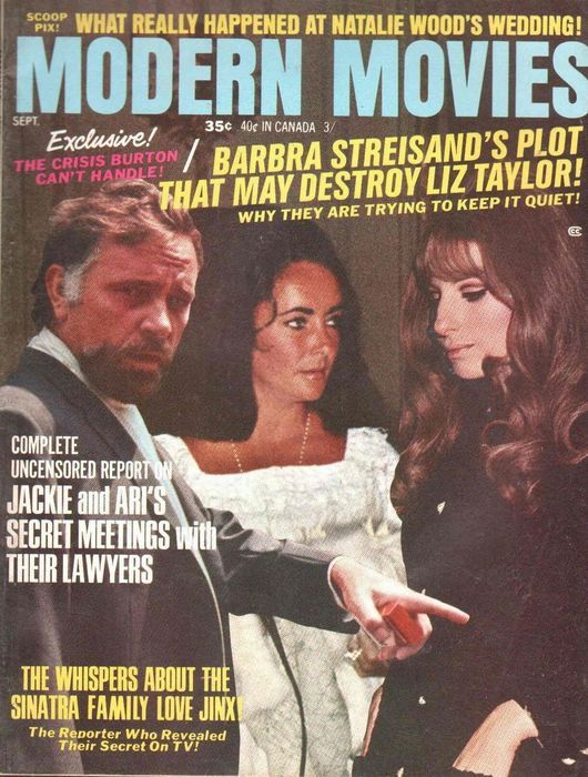 MODERN MOVIES magazine side cover September 1969
