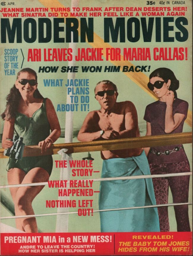 MODERN MOVIES magazine side cover April 1970