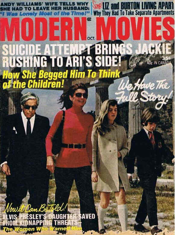 MODERN MOVIES magazine side cover October 1970