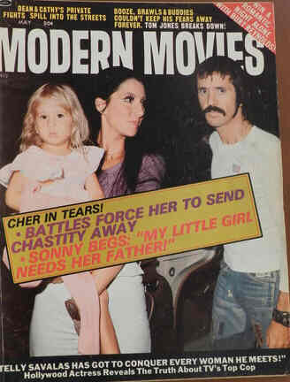 MODERN MOVIES magazine side cover May 1974