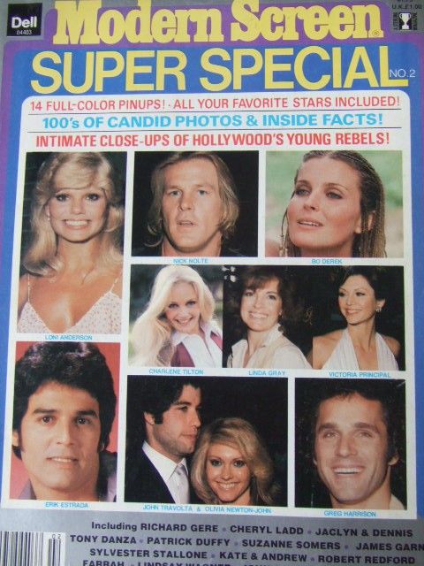 MODERN SCREEN SUPER SPECIAL magazine side cover Issue 2  1980