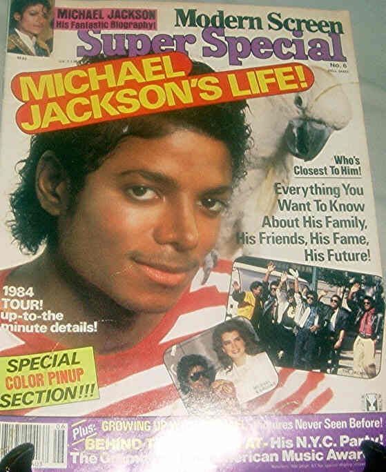 MODERN SCREEN SUPER SPECIAL magazine side cover Issue 6  1984