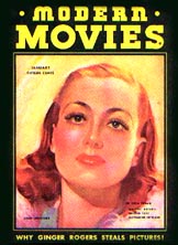 MODERN MOVIES (BILBARA) magazine side cover January 1938