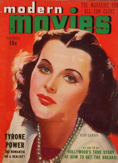 MODERN MOVIES (BILBARA) magazine side cover November 1938