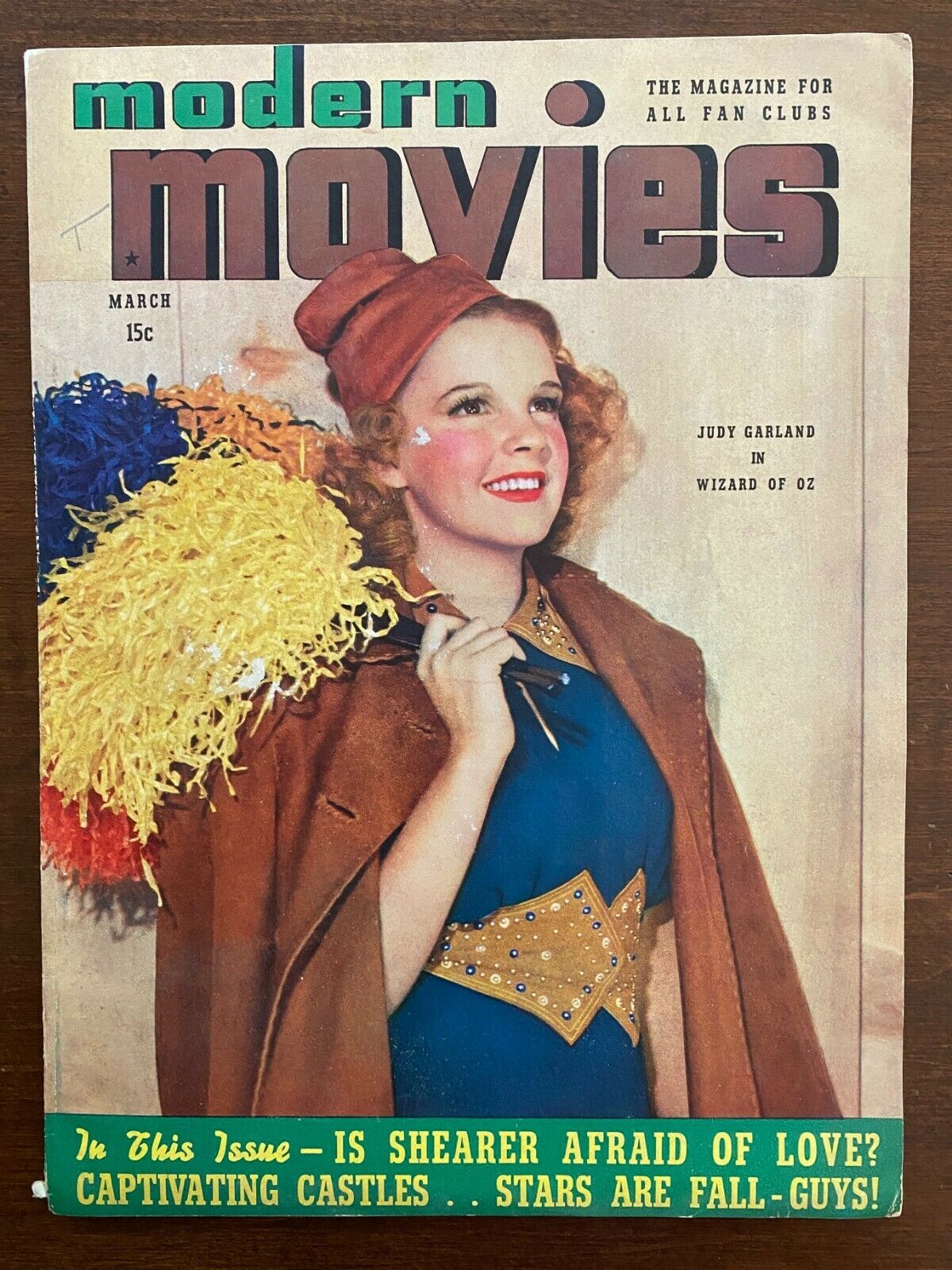 MODERN MOVIES (BILBARA) magazine side cover March 1939
