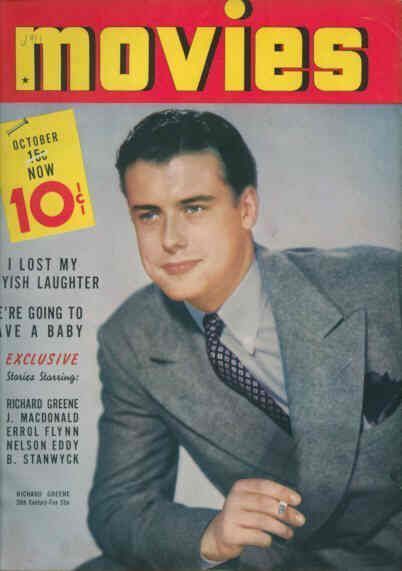 MODERN MOVIES (Ideal) magazine side cover October 1939
