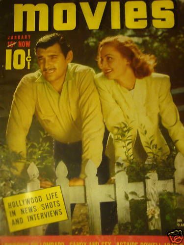 MODERN MOVIES (Ideal) magazine side cover January 1940