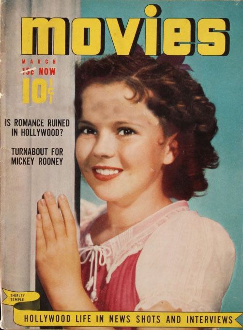 MODERN MOVIES (Ideal) magazine side cover March 1940