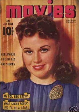 MODERN MOVIES (Ideal) magazine side cover June 1940