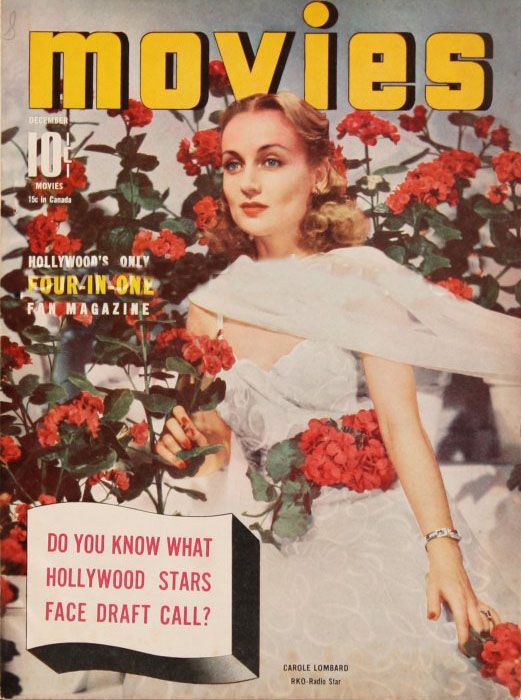 MODERN MOVIES (Ideal) magazine side cover December 1940