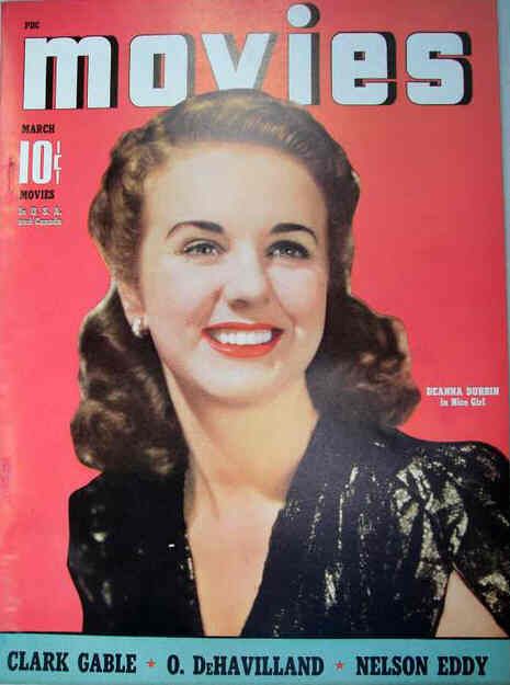 MODERN MOVIES (Ideal) magazine side cover March 1941
