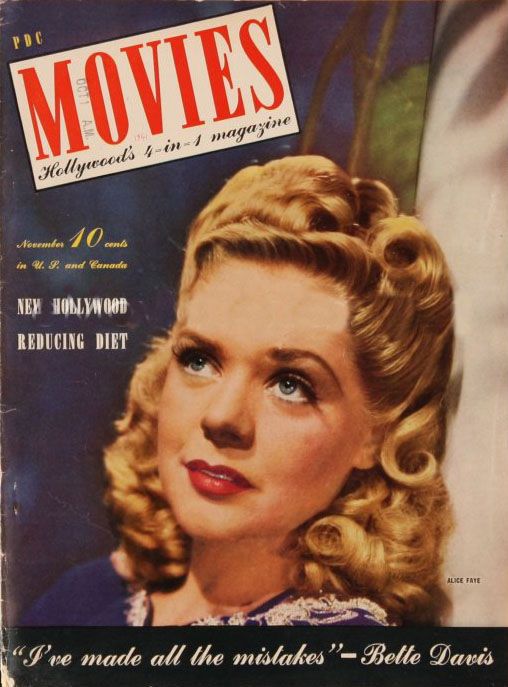 MODERN MOVIES (Ideal) magazine side cover November 1941