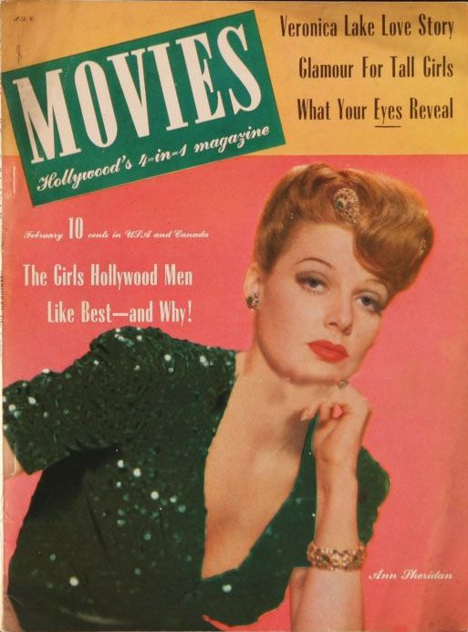 MODERN MOVIES (Ideal) magazine side cover February 1942