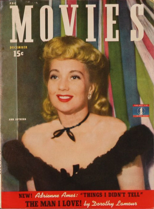 MODERN MOVIES (Ideal) magazine cover December 1942
