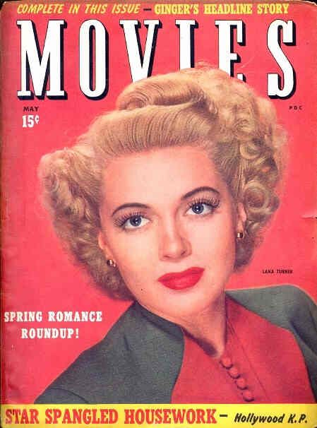 MODERN MOVIES (Ideal) magazine side cover May 1943