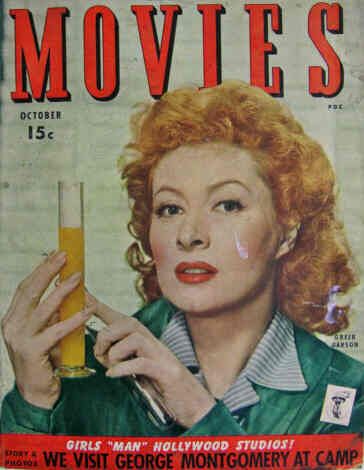 MODERN MOVIES (Ideal) magazine cover October 1943