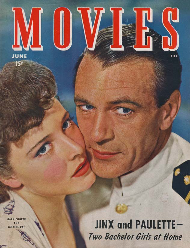 MODERN MOVIES (Ideal) magazine side cover June 1944