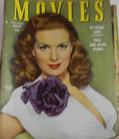 MODERN MOVIES (Ideal) magazine cover August 1945