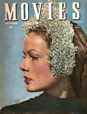 MODERN MOVIES (Ideal) magazine side cover September 1945