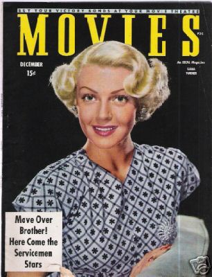 MODERN MOVIES (Ideal) magazine side cover December 1945
