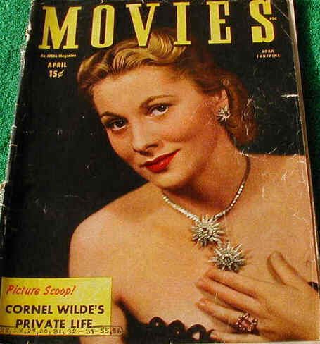 MODERN MOVIES (Ideal) magazine side cover April 1946