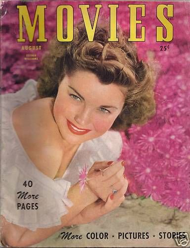 MODERN MOVIES (Ideal) magazine side cover Vol 11 # 1 August 1947