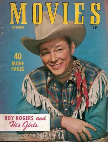 MODERN MOVIES (Ideal) magazine side cover September 1947