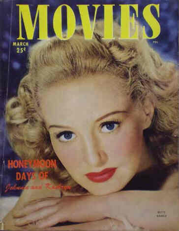 MODERN MOVIES (Ideal) magazine side cover March 1948