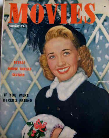 MODERN MOVIES (Ideal) magazine side cover February 1951