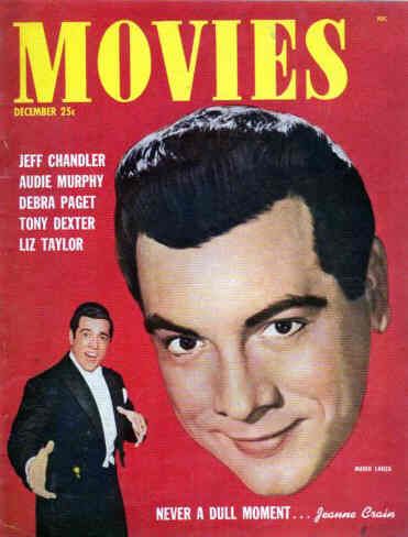 MODERN MOVIES (Ideal) magazine side cover December 1951