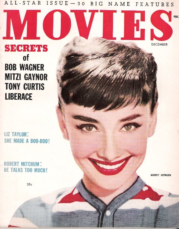 MODERN MOVIES (Ideal) magazine side cover December 1954