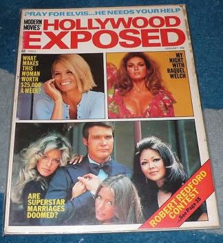 MODERN MOVIES magazine side cover   1976