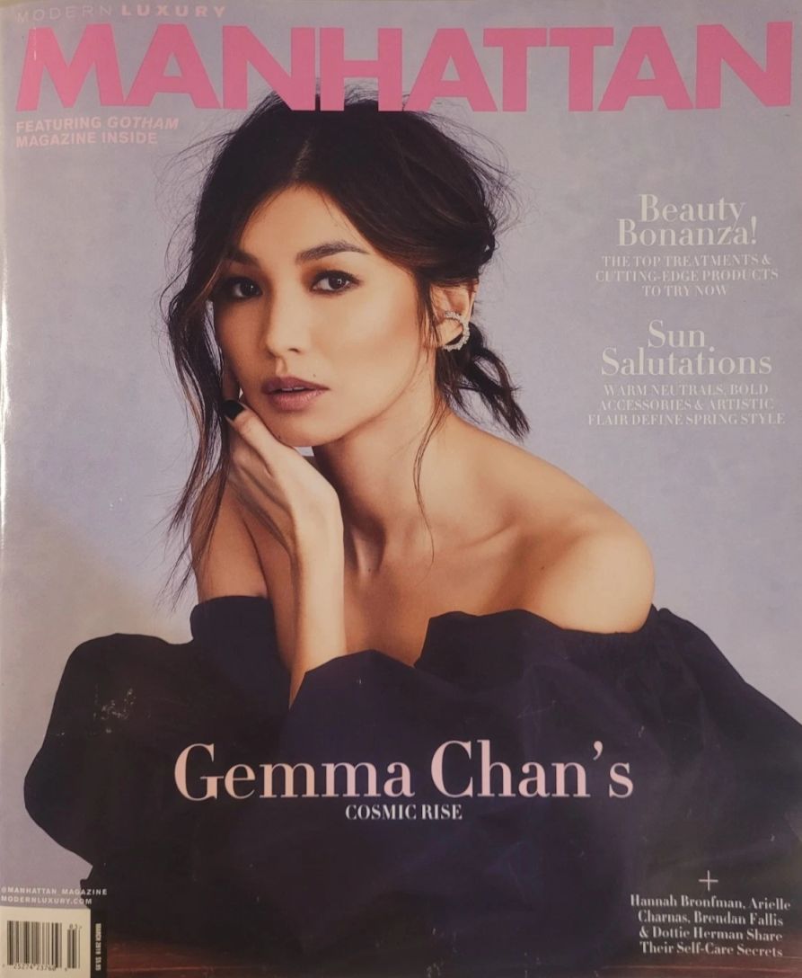 MODERN LUXURY MANHATTAN magazine side cover  March 2019