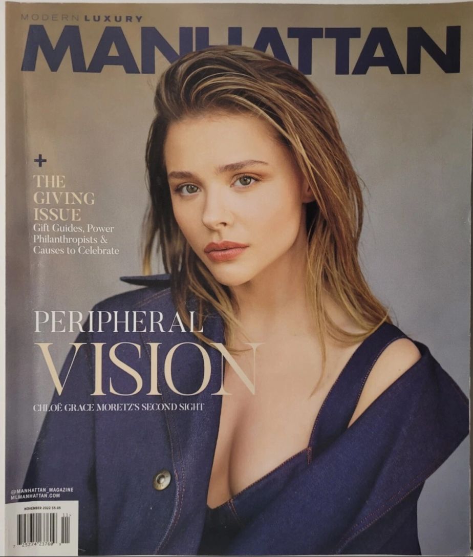 MODERN LUXURY MANHATTAN magazine side cover  November 2022