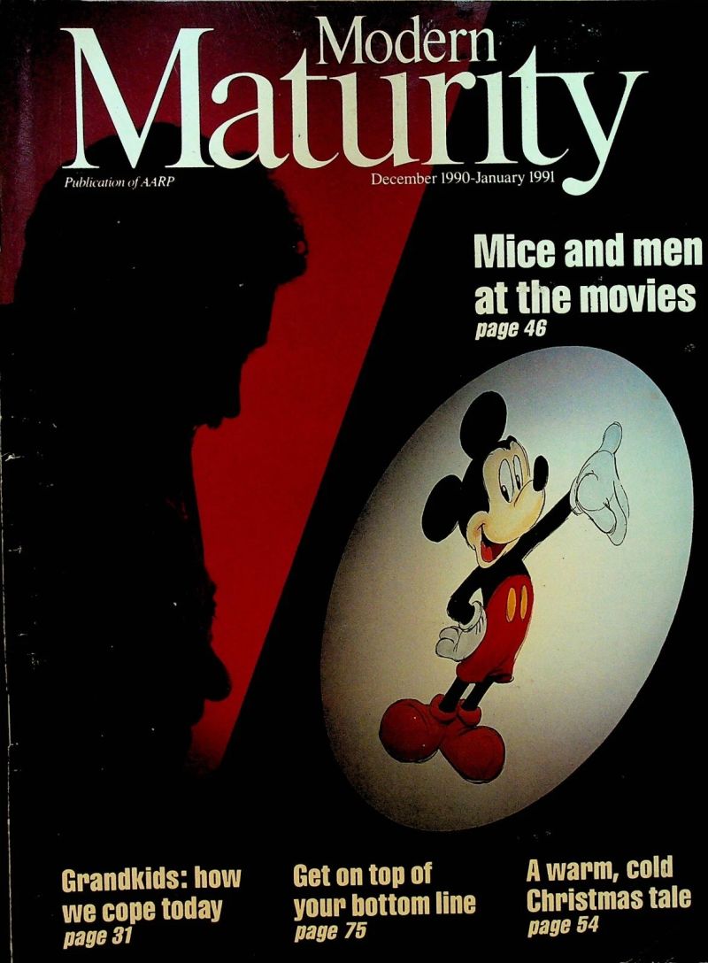 MODERN MATURITY magazine side cover  December 1990/ January 1991 
