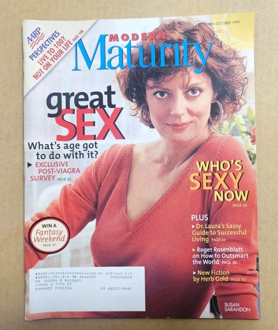 MODERN MATURITY magazine side cover  September/October 1999