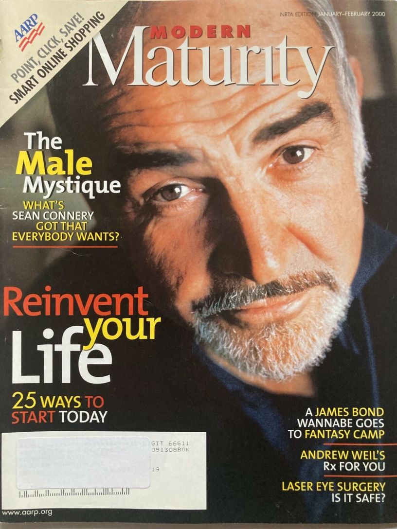 MODERN MATURITY magazine side cover  January/February 2000