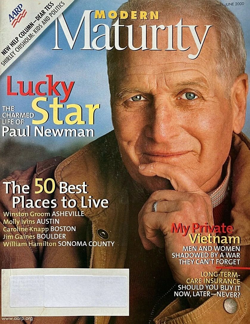 MODERN MATURITY magazine side cover  May/June 2000