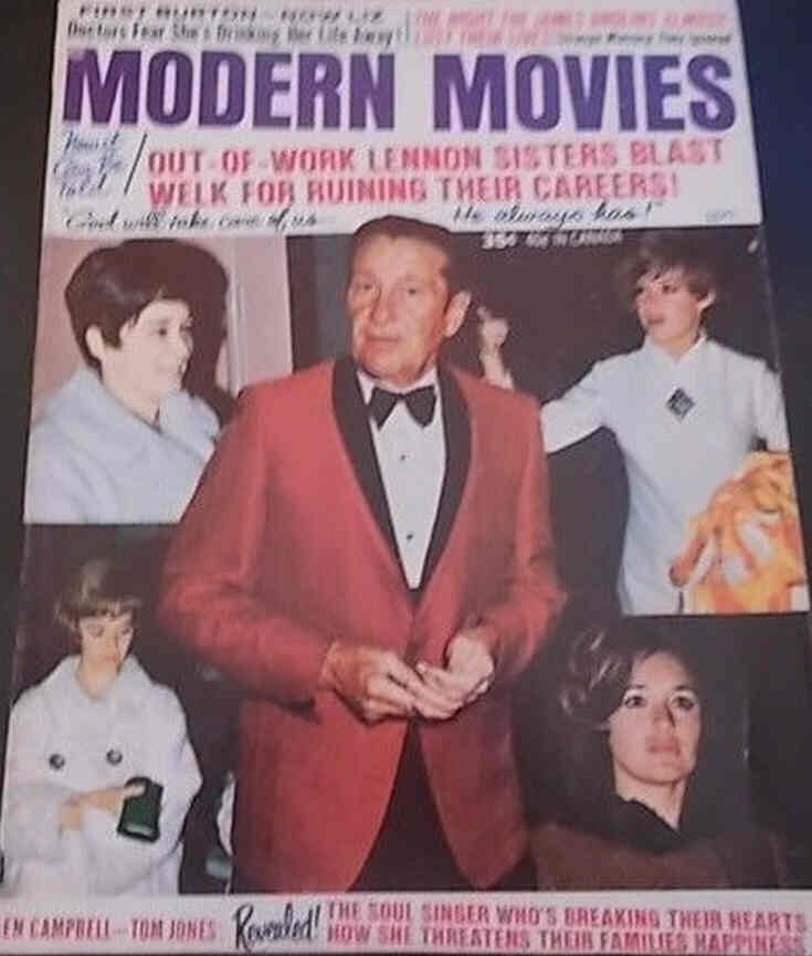 MODERN MOVIES magazine side cover  September 1970