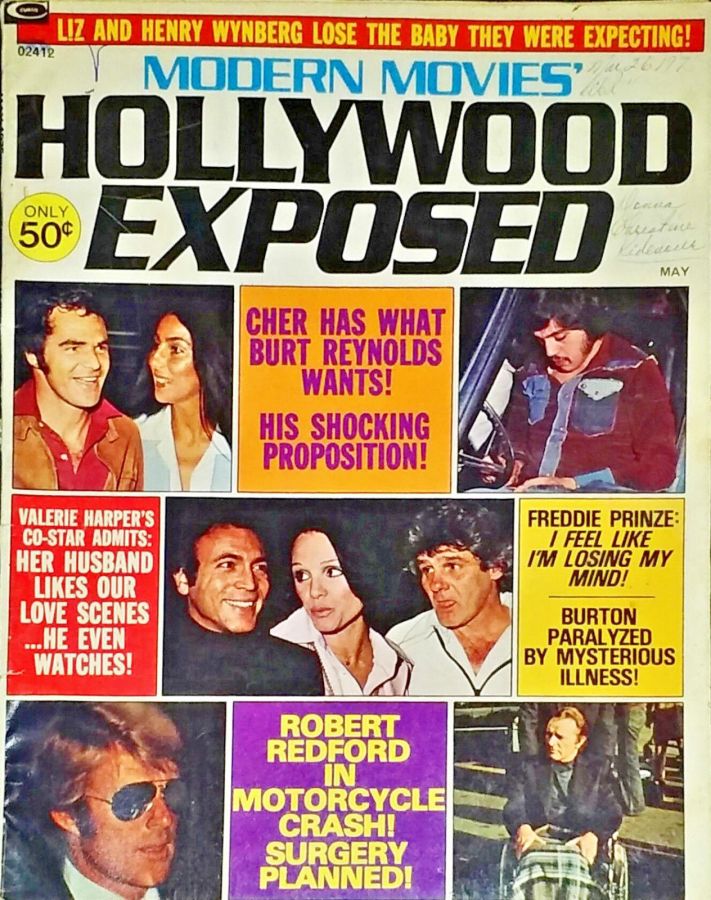 MODERN MOVIES magazine side cover  May 1975