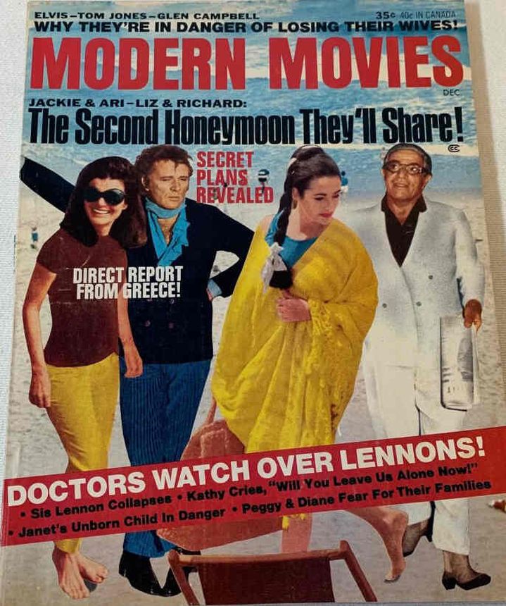 MODERN MOVIES magazine side cover  December 1969