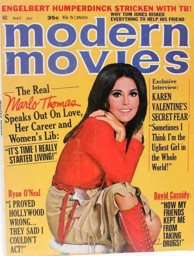 MODERN MOVIES magazine side cover  May 1971