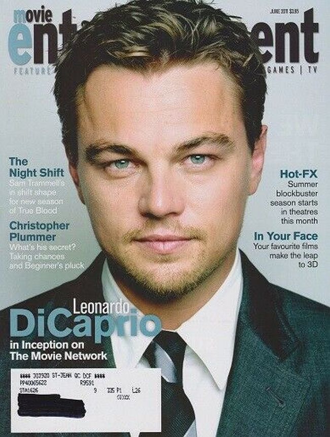 MOVIE ENTERTAINMENT magazine side cover  June 2011