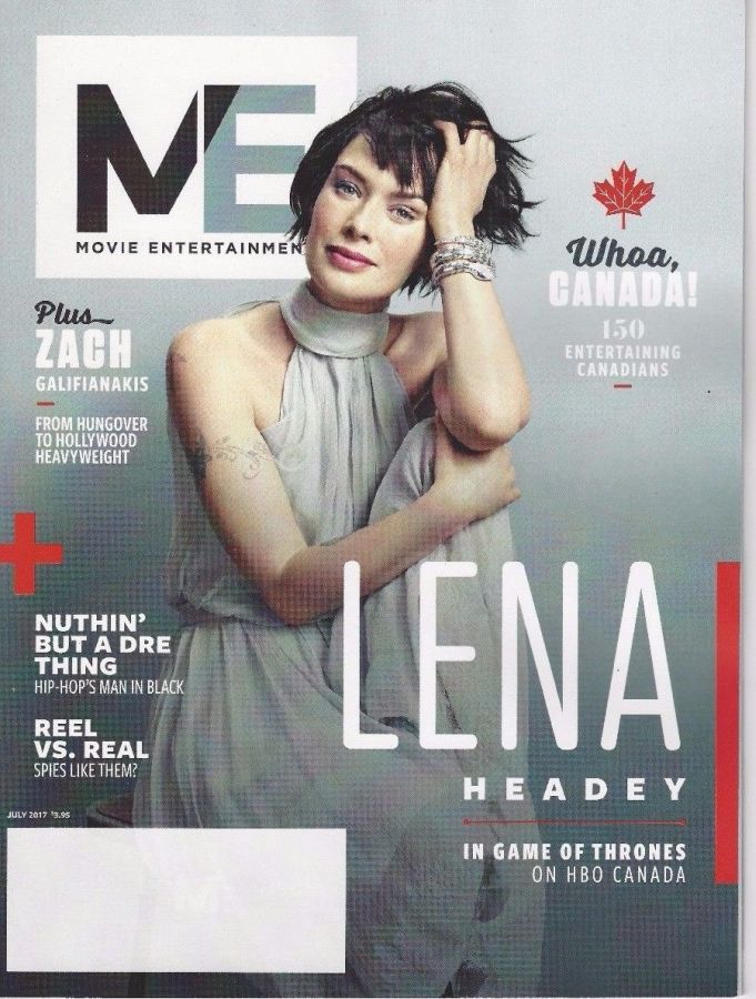 MOVIE ENTERTAINMENT magazine side cover July 2017