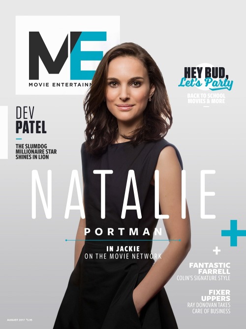 MOVIE ENTERTAINMENT magazine side cover August 2017