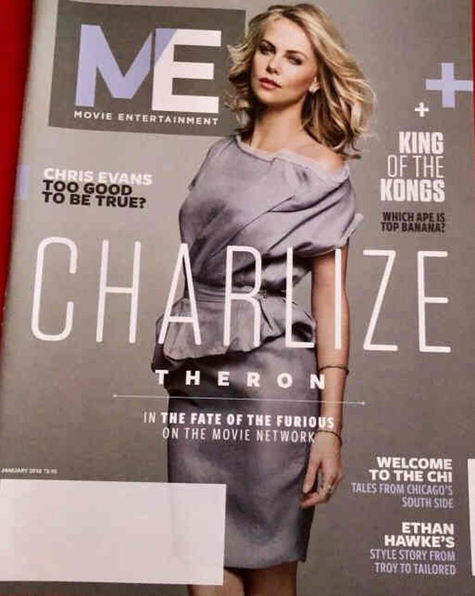 MOVIE ENTERTAINMENT magazine side cover  January 2018