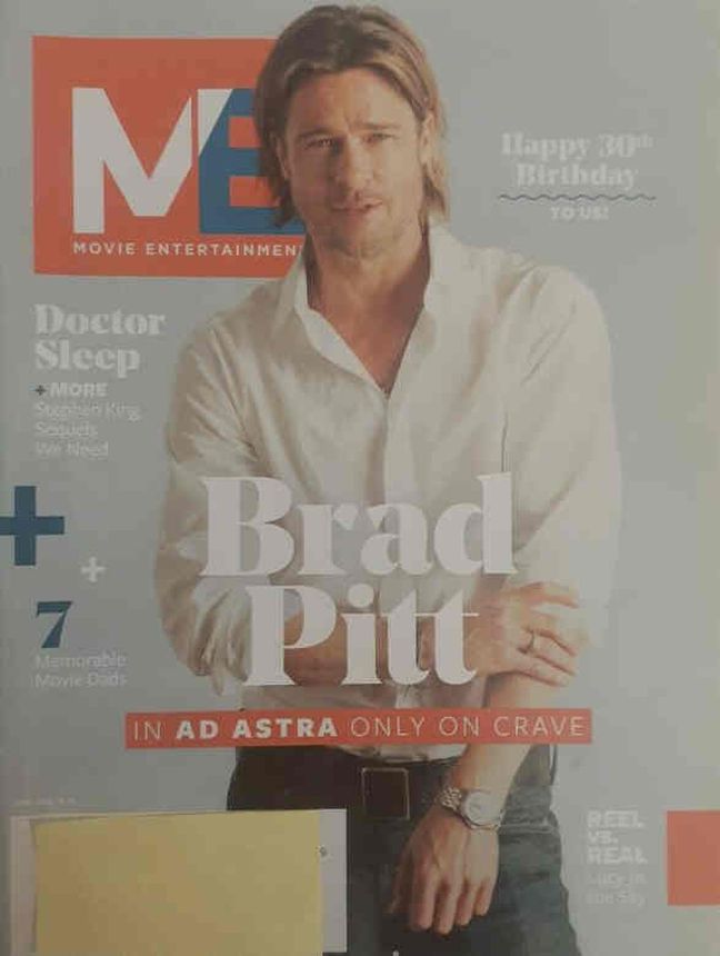 MOVIE ENTERTAINMENT magazine side cover  June 2020