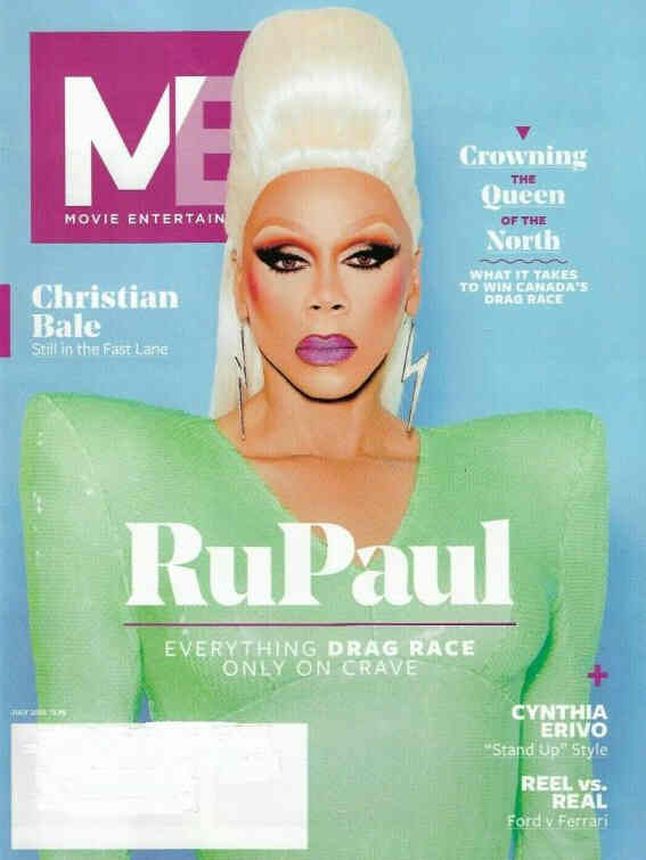 MOVIE ENTERTAINMENT magazine side cover  July 2020